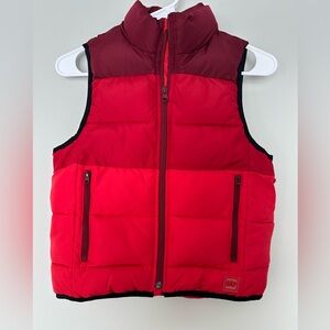 GAP Red Puffer Vest, Small, Unisex
